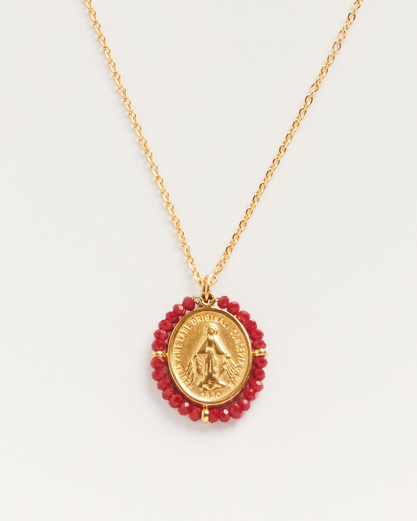 Collier Palas - Santa Maria rouge