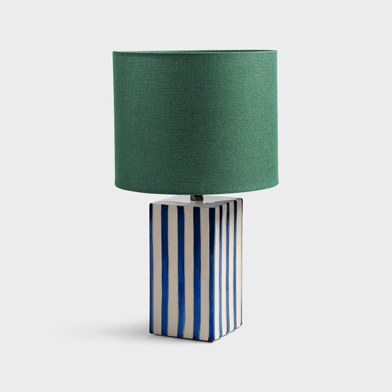 Lampe Klevering - Streak bleu & verte 1