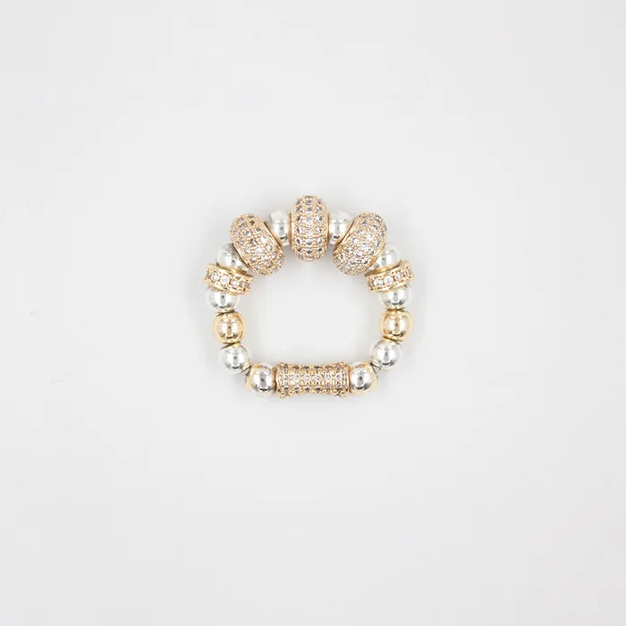 Bague | Nefertiti Doré Triple 1