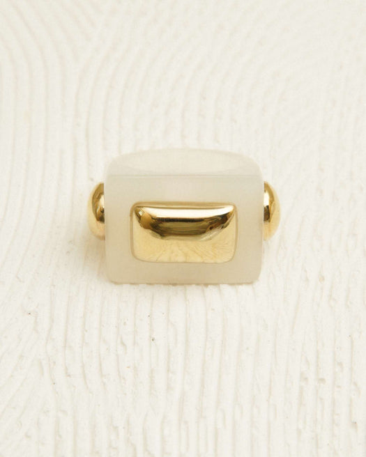 Bague - BRIGHTON blanche HOLO