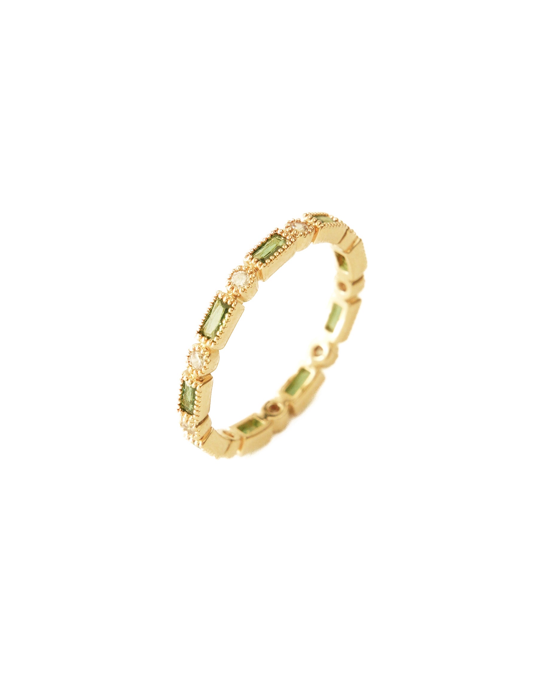 Bague - CELESTE verte 1