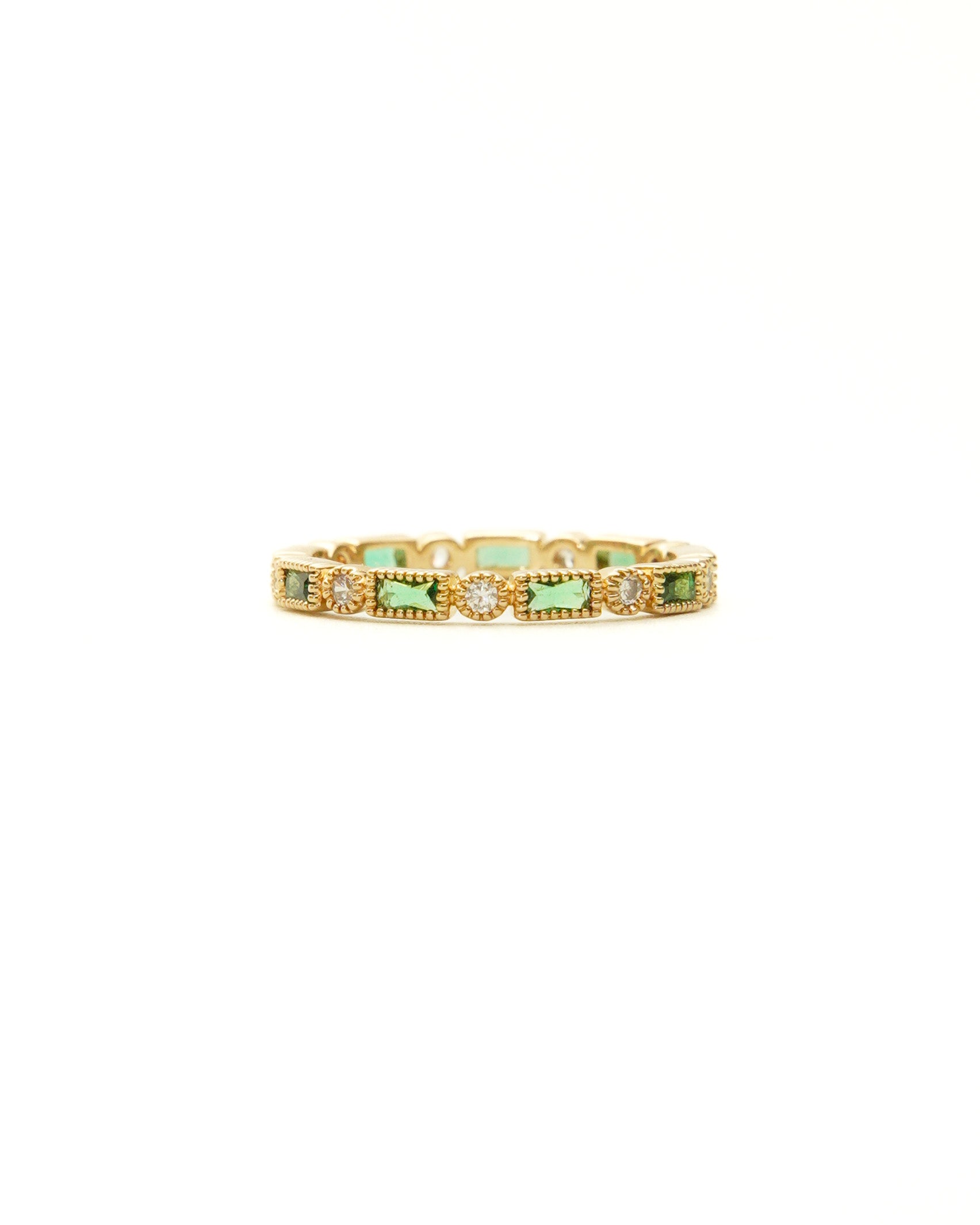 Bague - CELESTE verte HOLO