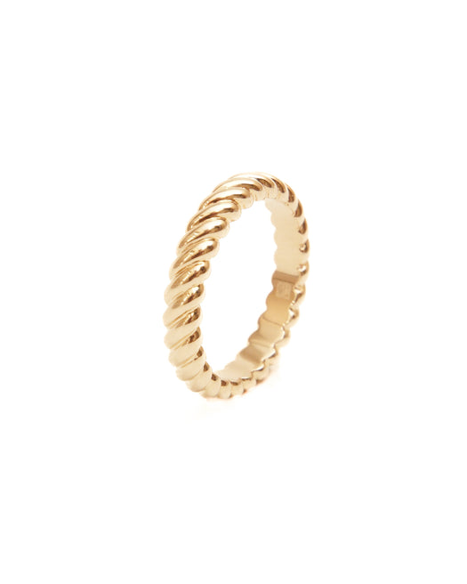 Bague Cesar plaqué or 18K