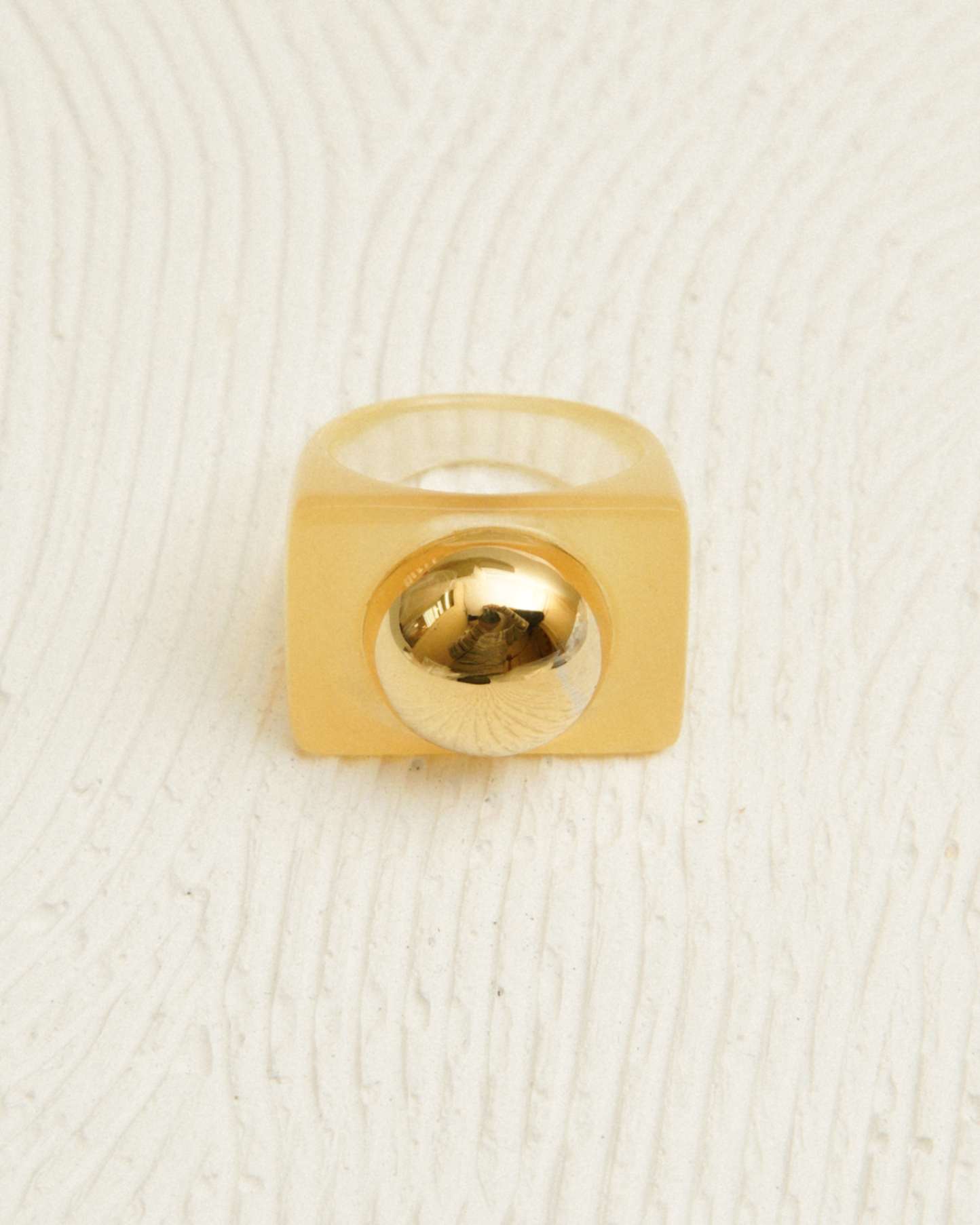 Bague - LUTON jaune/dorée HOLO