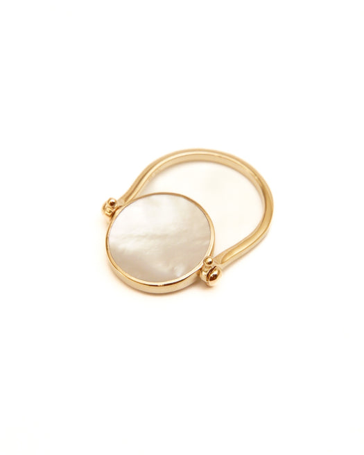 Bague - MAOLIA blanche HOLO