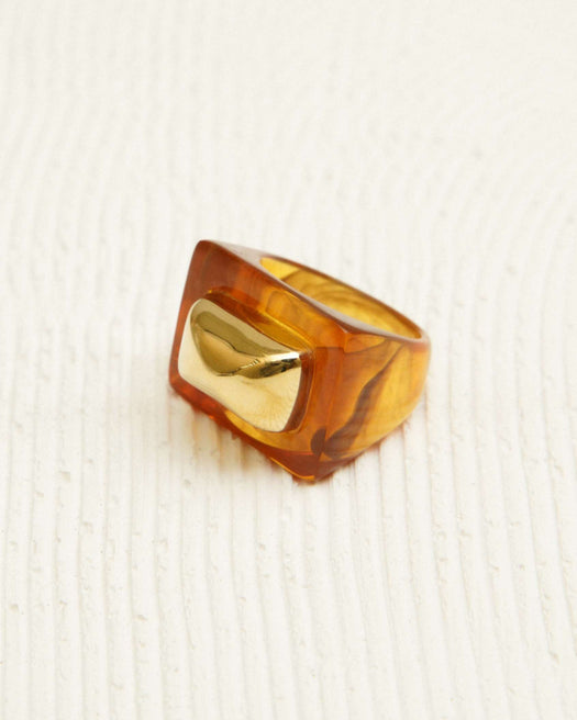 Bague - OXFORD marron HOLO