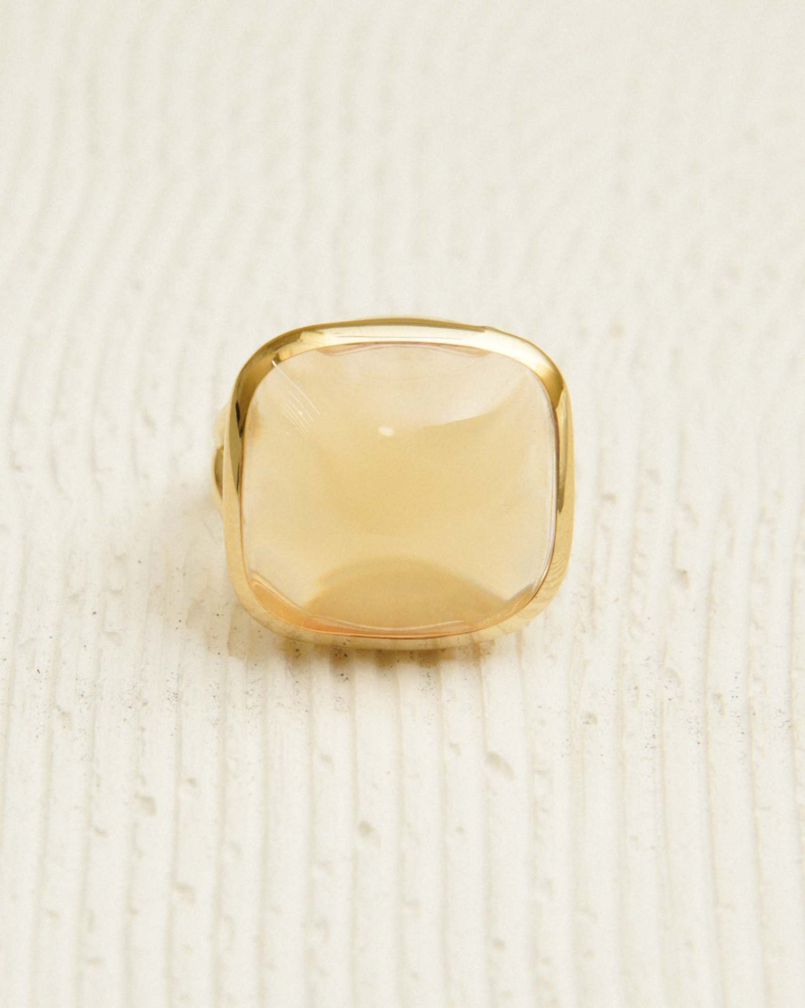 Bague - PRESTON Jaune/dorée HOLO