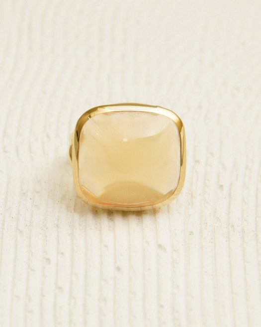 Bague - PRESTON Jaune/dorée HOLO