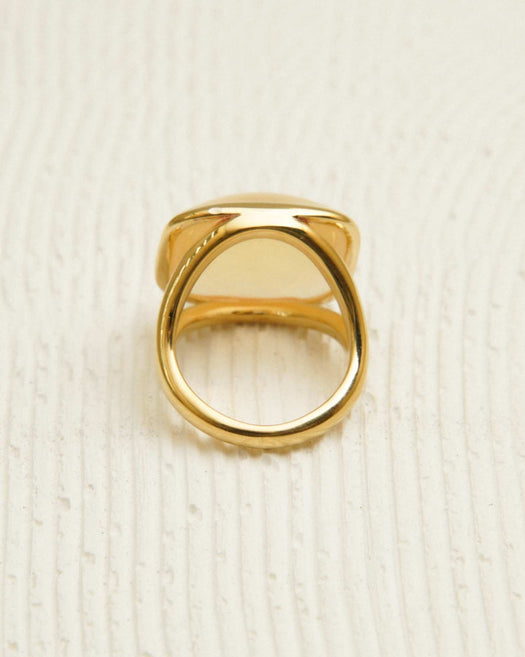 Bague - PRESTON Jaune/dorée HOLO