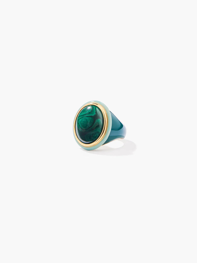 Bague Aurélie Bidermann - Tabarin Malachite