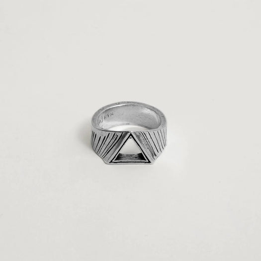 Bague argent - TRIANGLE HOLO