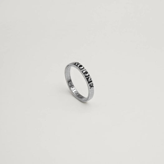 Bague argent - TRUST NO ONE HOLO