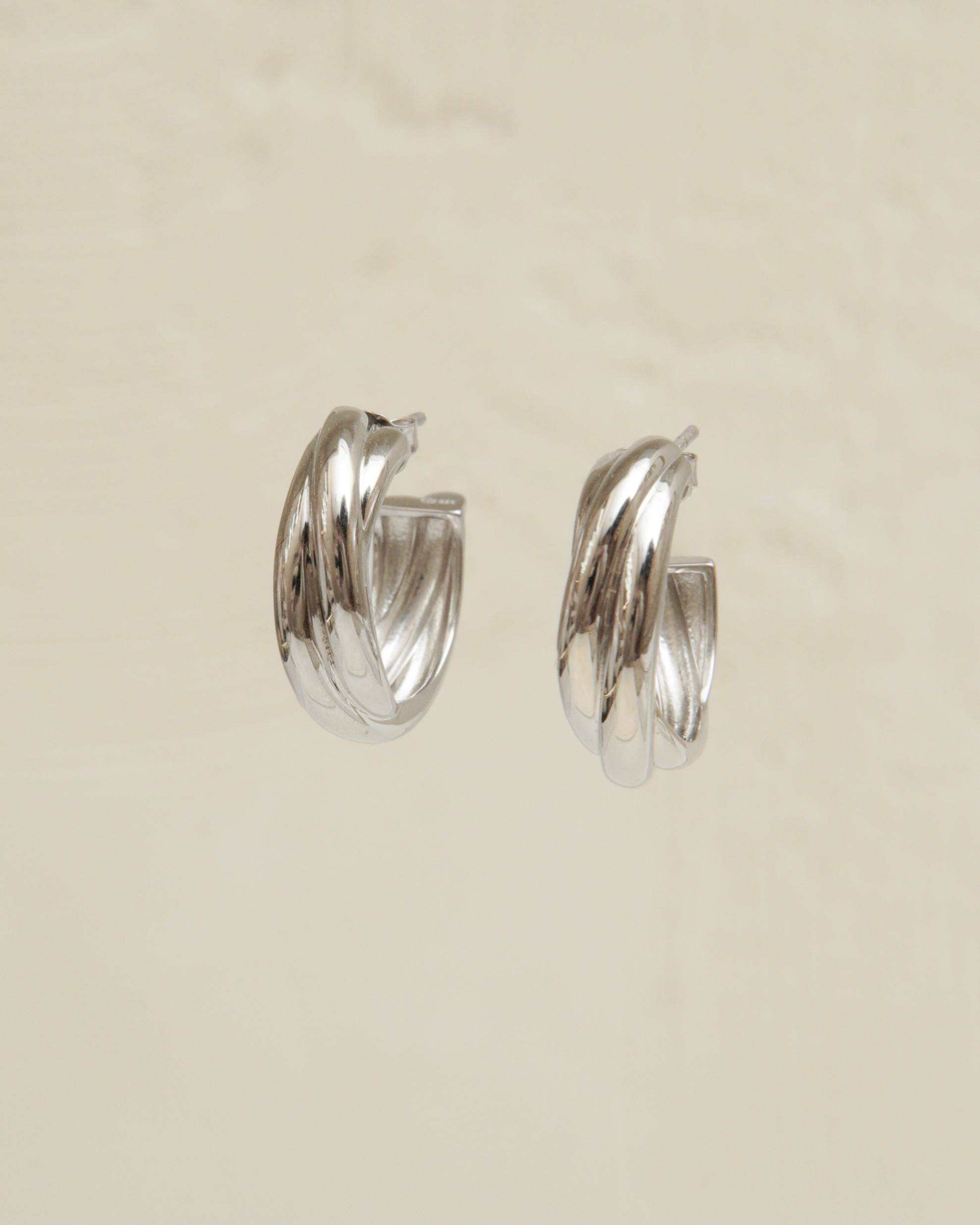 Boucles argent - LOUISE HOLO