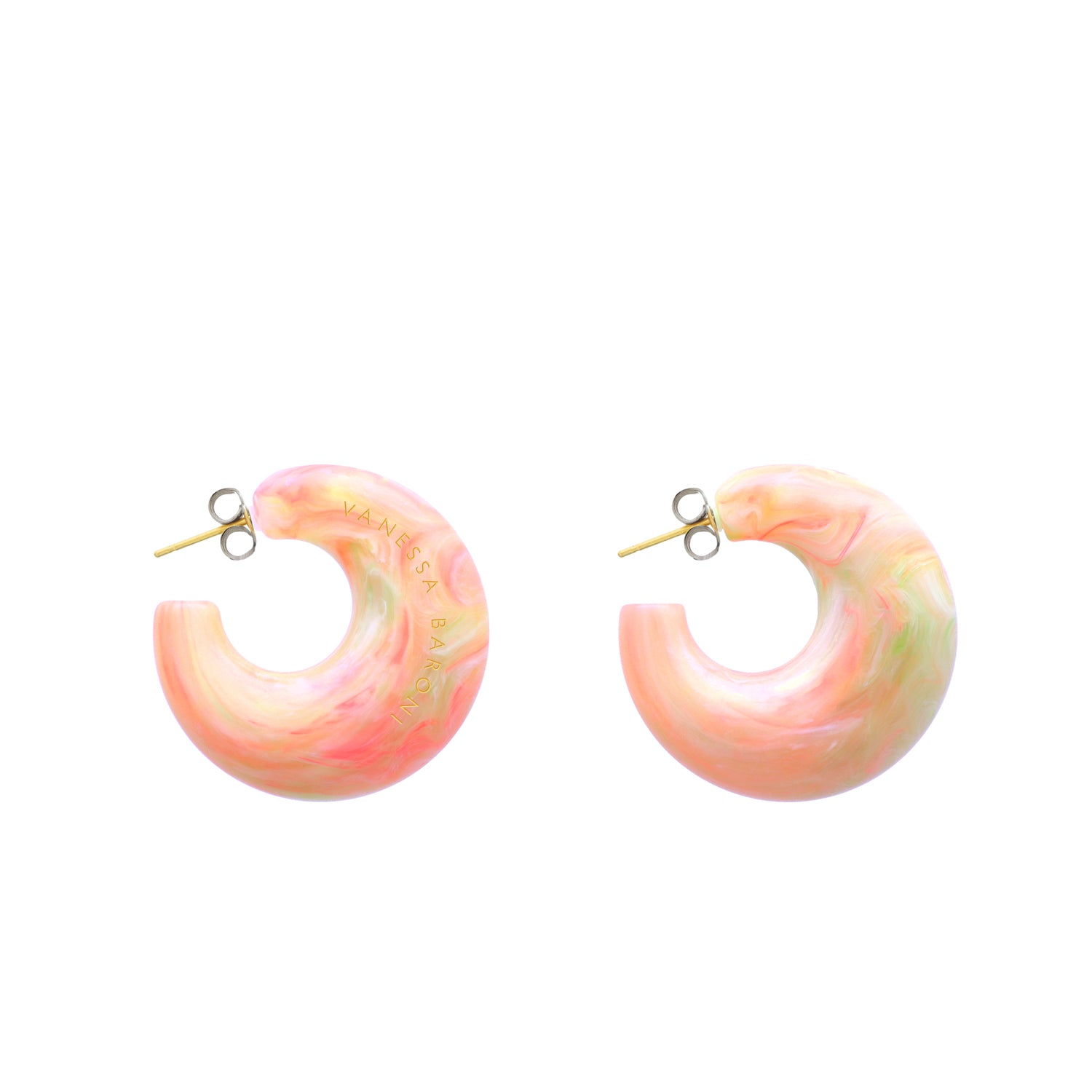 Boucles d'oreilles summer Vanessa Baroni - Moon summer vibes HOLO