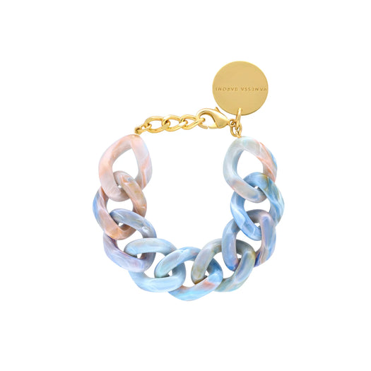 Bracelet - Flat chain sea wave HOLO