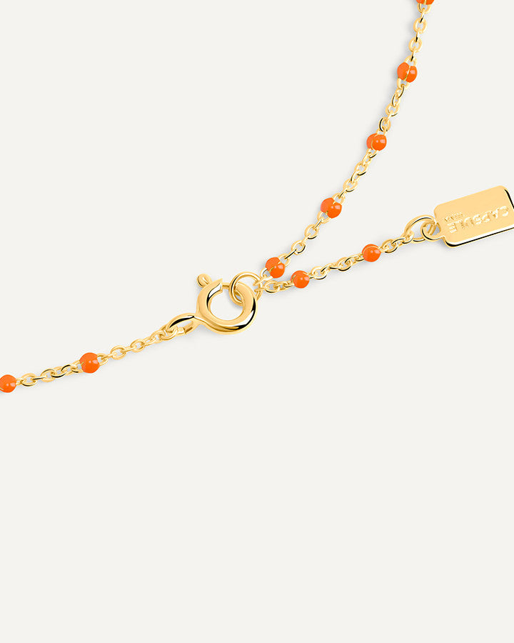 Bracelet Satellite - Orange HOLO