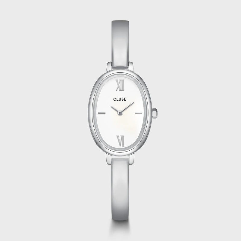 Cluse montre femme | L'ovale argentée CW16102