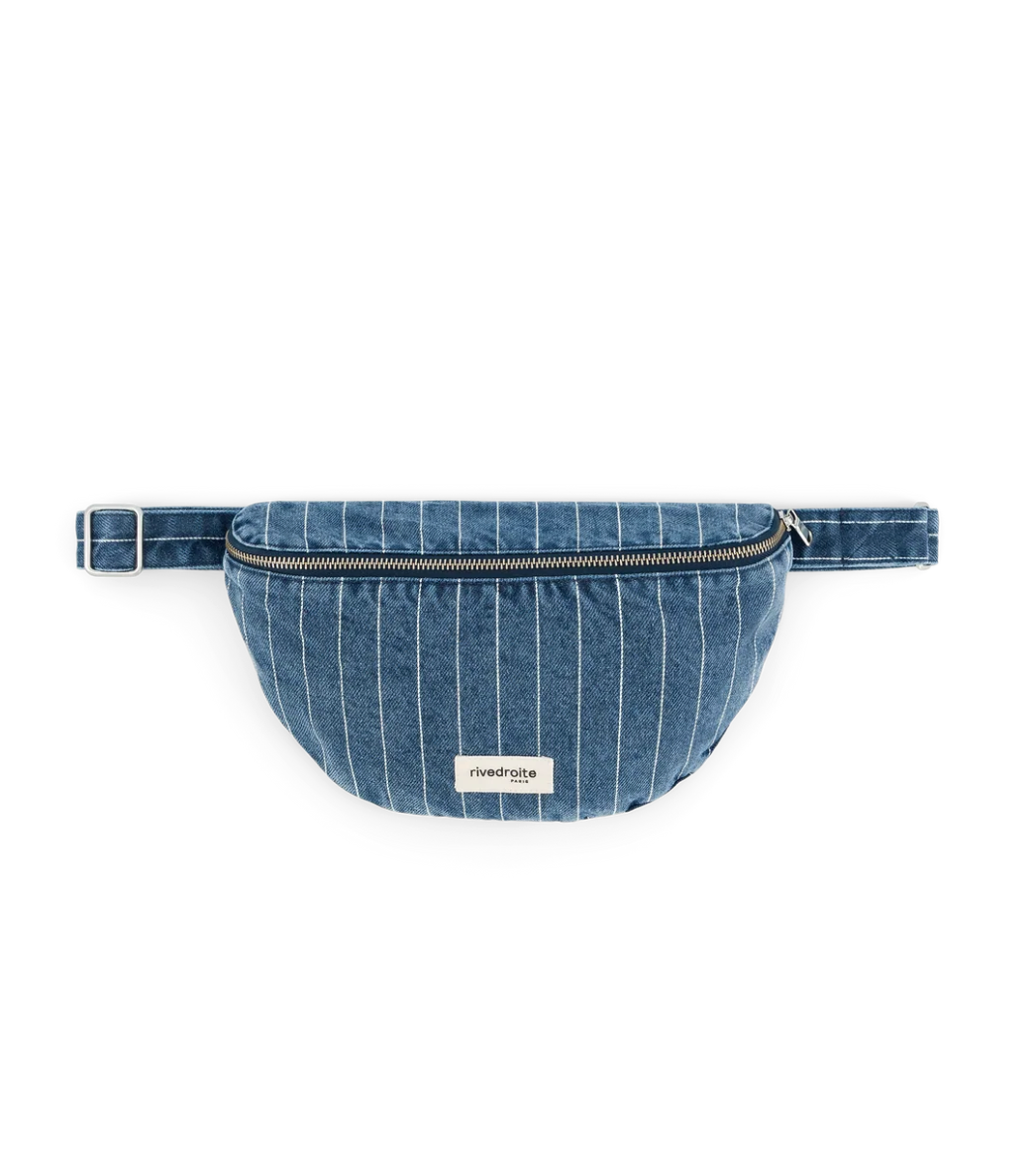 Banane Rivedroite - Custine Striped blue denim 1