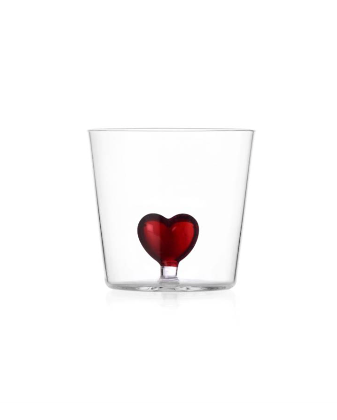 Verre - Coeur Rouge 1