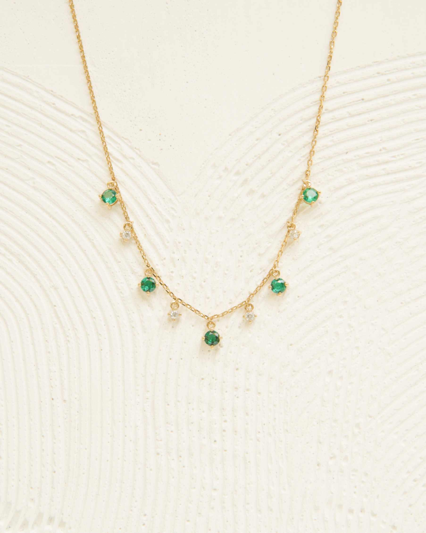 Collier - ARIANNE vert 1