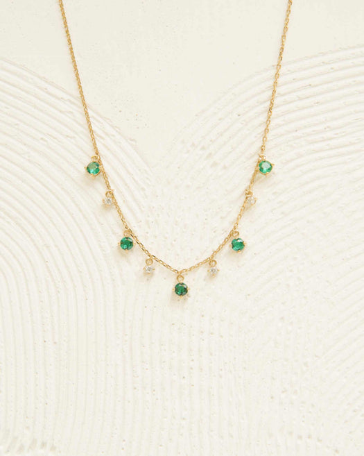 Collier - ARIANNE vert HOLO