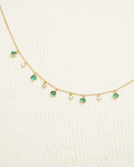 Collier - ARIANNE vert HOLO