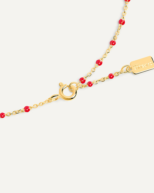 Collier Satellite - Rouge HOLO