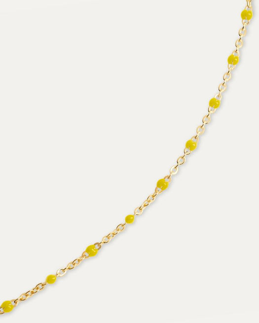 Collier Satellite - jaune HOLO