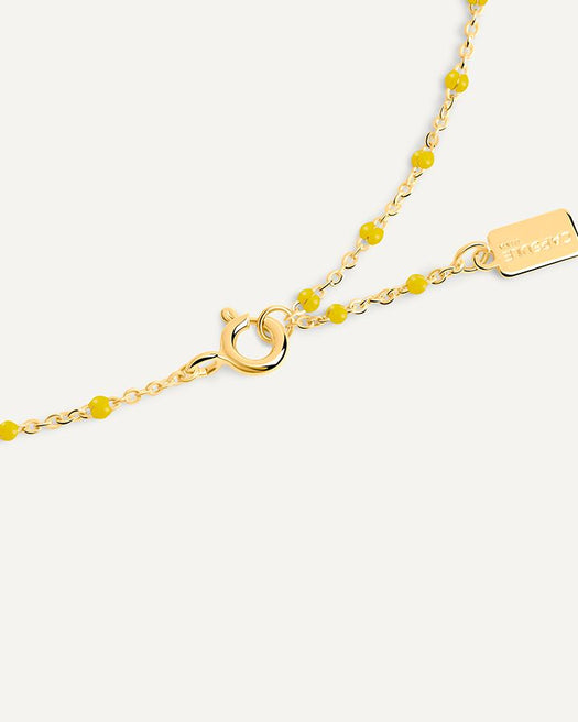 Collier Satellite - jaune HOLO