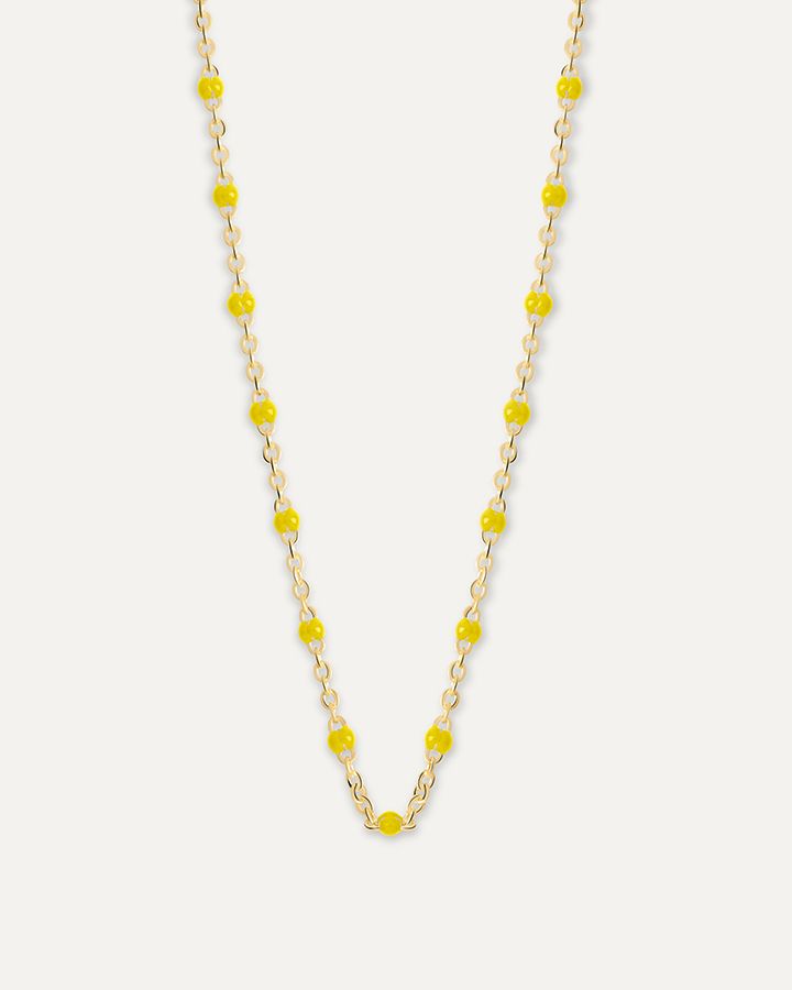 Collier Satellite - jaune HOLO