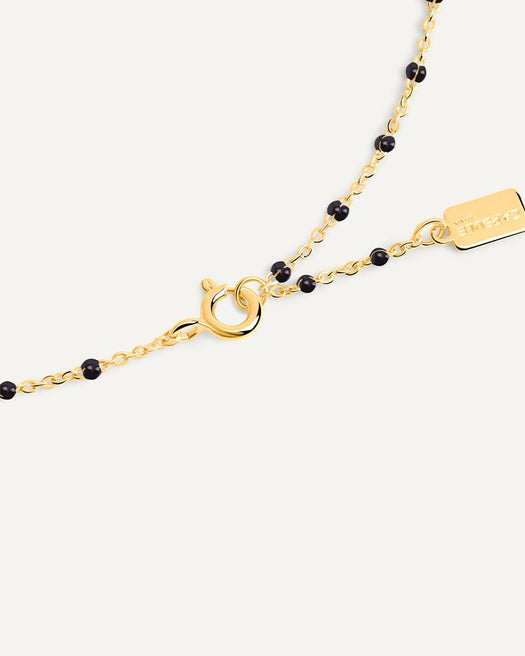 Collier Satellite - noir HOLO