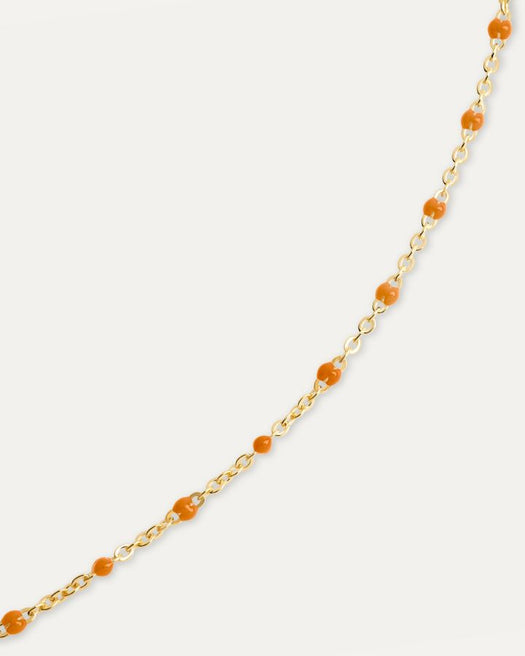 Collier Satellite - orange HOLO