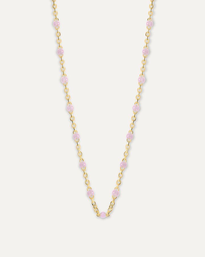 Collier Satellite - rose HOLO