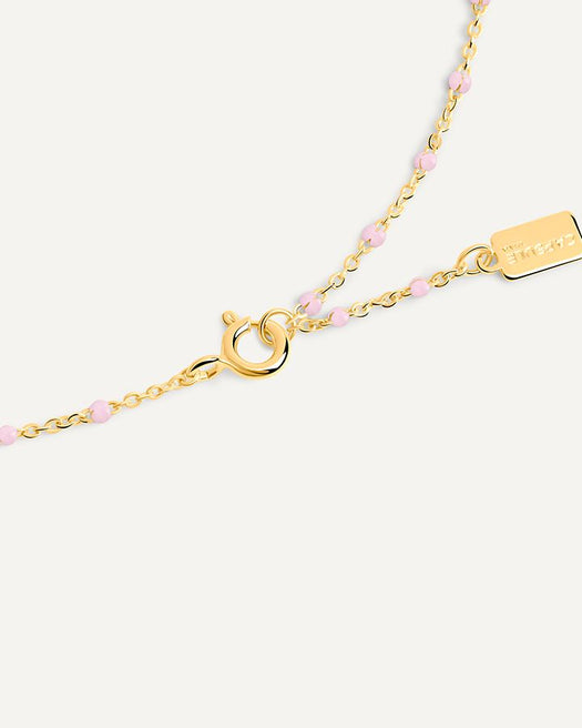 Collier Satellite - rose HOLO