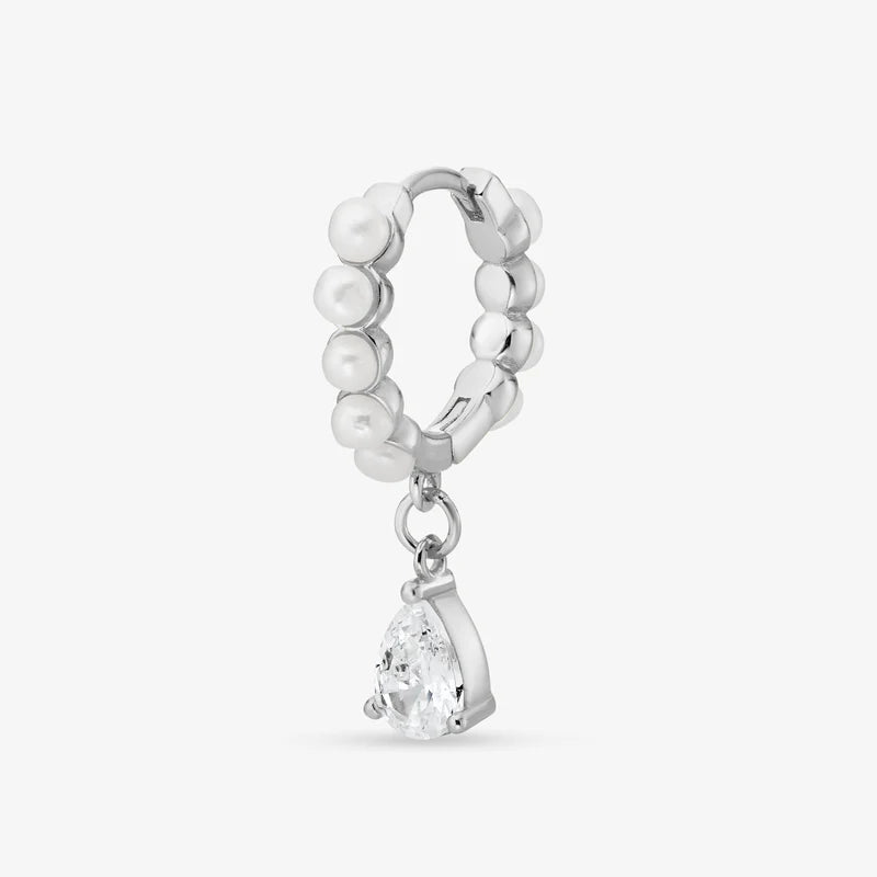 Mini créoles Nébuleuse bijoux - Mythe argentée 1