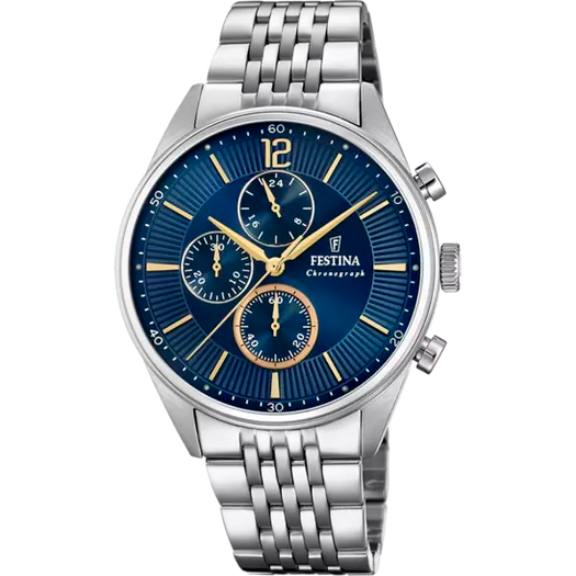 MONTRE FESTINA F20285/3 BLEU, HOMME HOLO