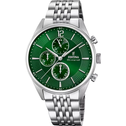 MONTRE FESTINA F20285/8 VERT, HOMME HOLO