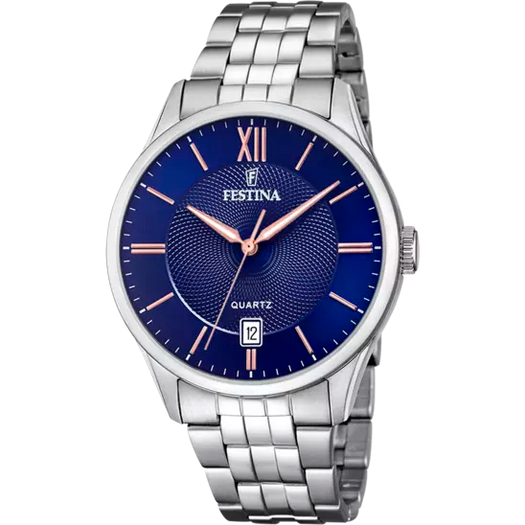 MONTRE FESTINA F20425/5 BLEU, HOMME HOLO