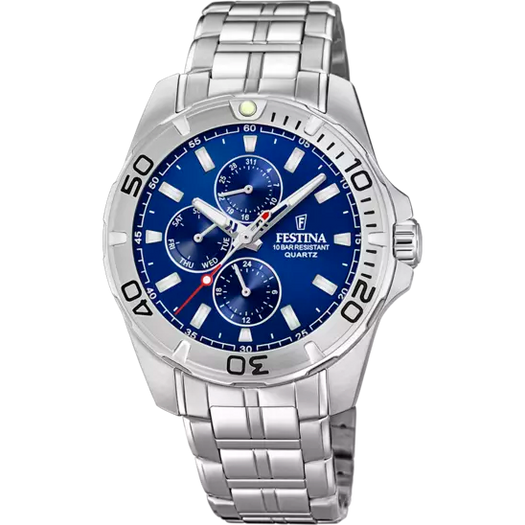 MONTRE FESTINA F20445/2 BLEU, HOMME HOLO