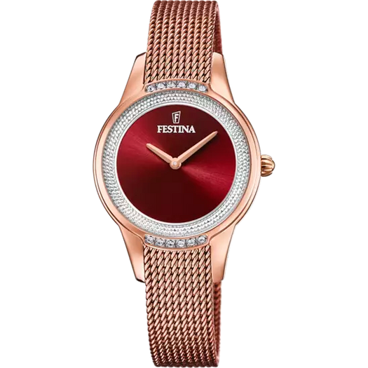 MONTRE FESTINA F20496/1 ROUGE, FEMME HOLO