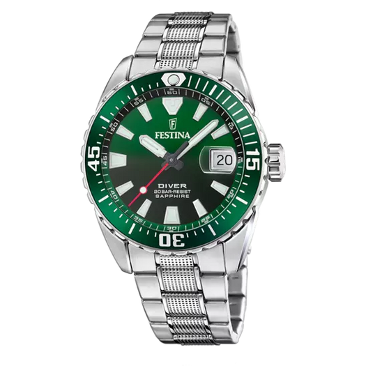 MONTRE FESTINA THE ORIGINALS F20669/2 VERT, HOMME HOLO