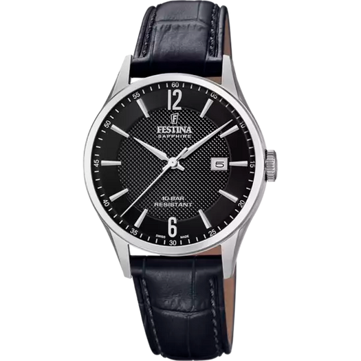 MONTRE FESTINA (swiss made) F20007/4 NOIR, HOMME HOLO