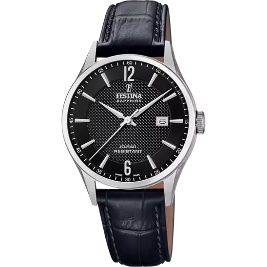 MONTRE FESTINA (swiss made) F20007/4 NOIR, HOMME HOLO