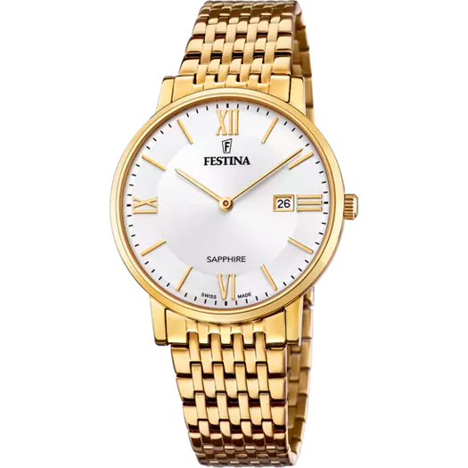 MONTRE FESTINA (swiss made) F20020/1 DORE, HOMME HOLO