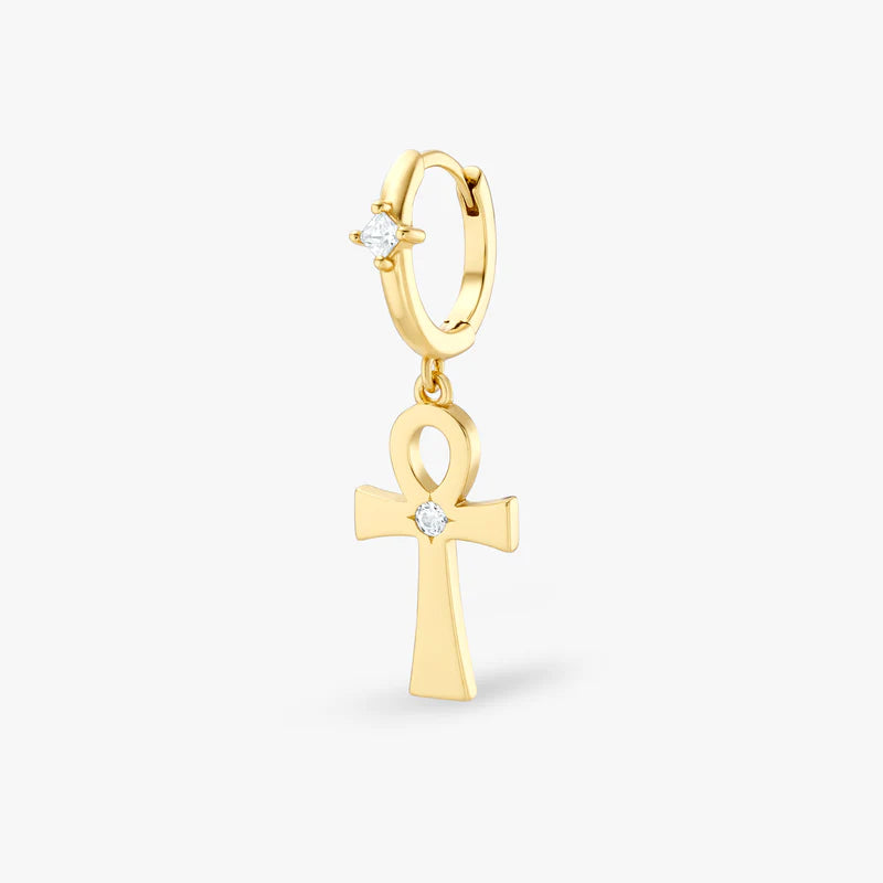 Mini créoles Nébuleuse bijoux (unité) - Ankh 1