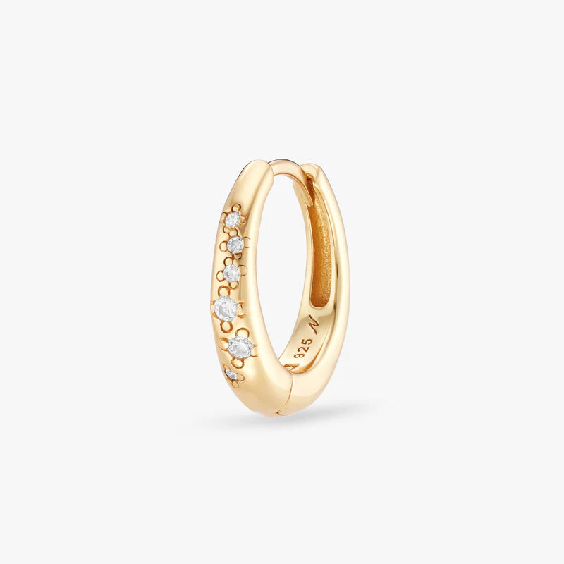 Mini créoles Nébuleuse bijoux (unité) - Petite Harmonie 1