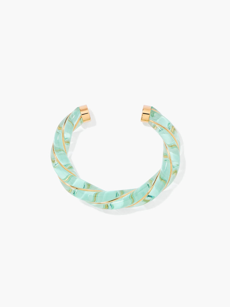Bracelet Aurélie Bidermann | Diana Translucide Vert