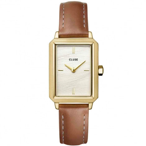 Cluse montre femme - Fluette cuir marron CW11515