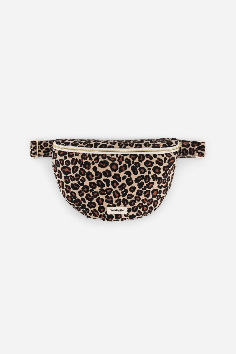 Banane Custine Léopard beige XL - Rivedroite
