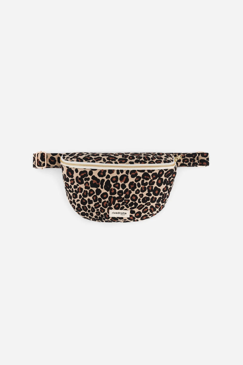 Banane Custine Léopard beige - Rivedroite